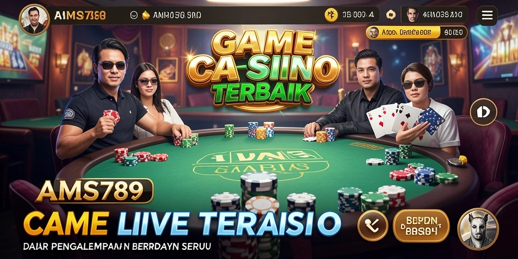 Screenshot gameplay Live Casino yang menegangkan di AMS789.