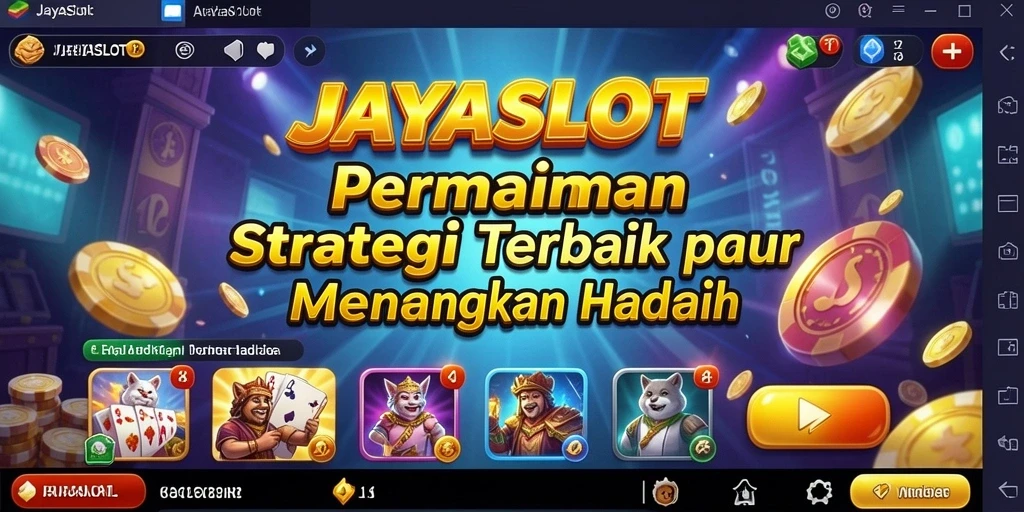 Tampilan gameplay menarik dari JAYASLOT dengan strategi yang mendebarkan.