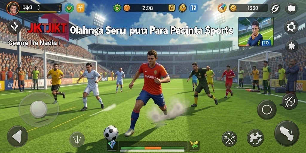 Tampilan menarik dalam gameplay <strong>JKTJKT</strong> yang penuh aksi olahraga.