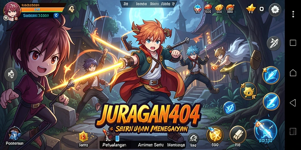 Tampilan gameplay JURAGAN404 yang memukau dan menghibur.