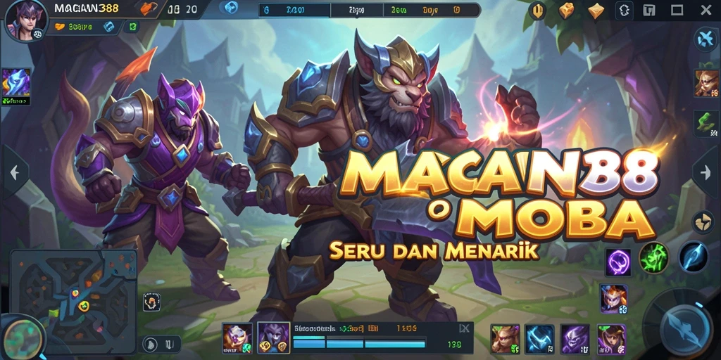 Gameplay seru di MACAN388 dengan karakter unik dan strategi tim.