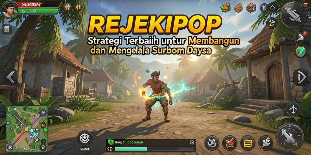Gameplay REJEKIPOP dengan strategi menantang dan grafis menarik.