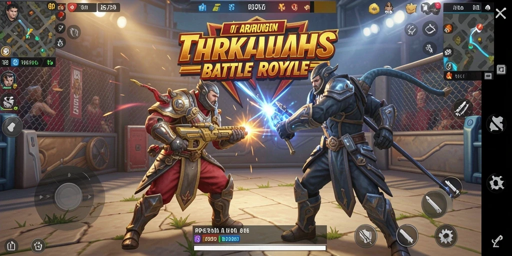 Gameplay seru dari RP6789 dalam peperangan Battle Royale.